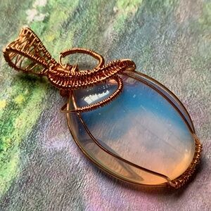 Opalite Pendant NWT Handcrafted